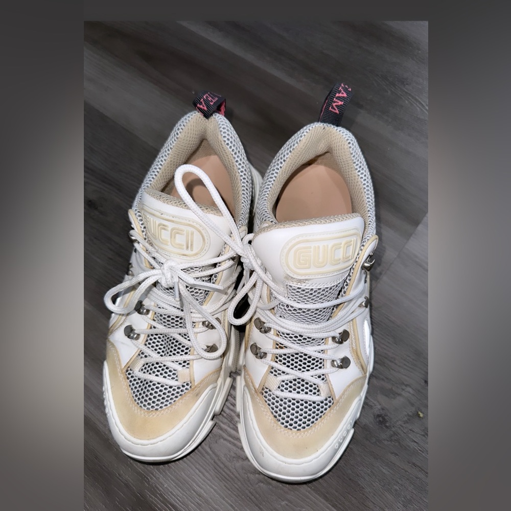 Gucci Flashtrek Leather & Mesh Sneaker